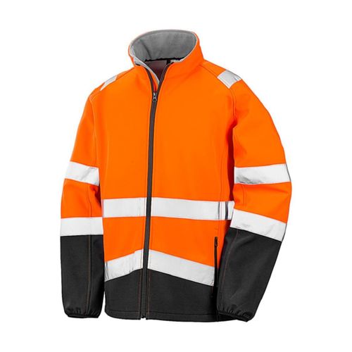 Veste Softshell De Sécurité - Homme - R450x - Orange Fluo Et Noir