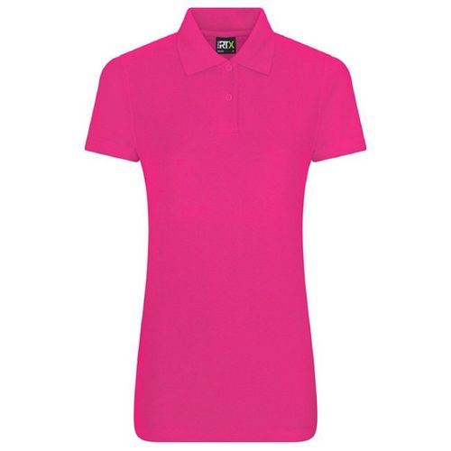 Polo Pro Manches Courtes - Femme - Du Xs Au 4xl - Rx01f - Rose Fuchsia