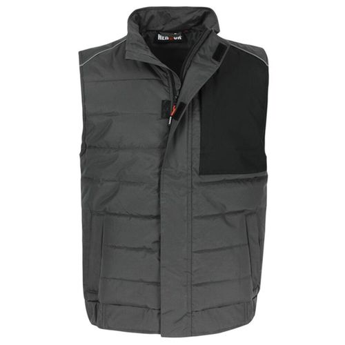 Bodywarmer De Travail Matelassé - Homme - Hk220 - Gris Anthracite