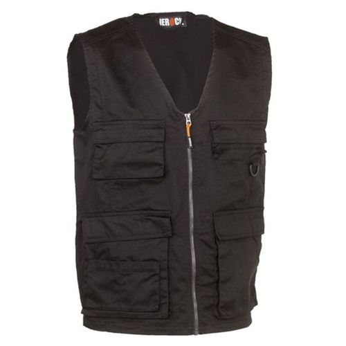 Gilet De Travail Multipoches - Homme - Hk205 - Noir