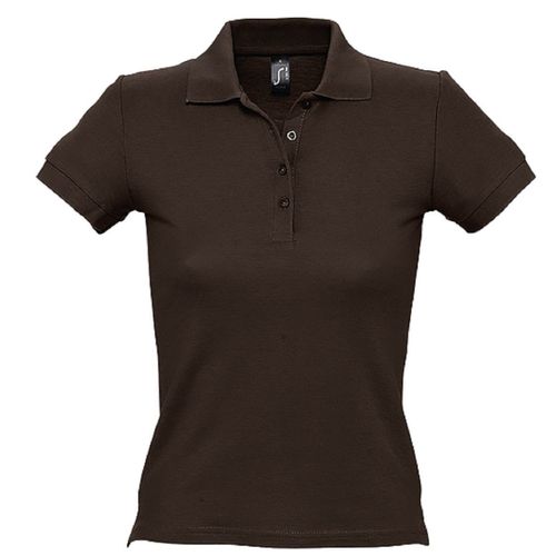 Polo Manches Courtes - Femme - 11310 - Marron Chocolat