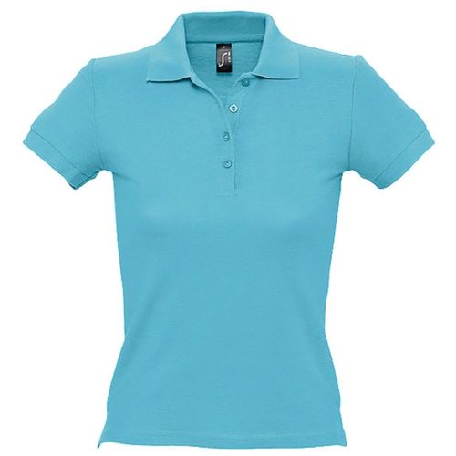 Polo Manches Courtes - Femme - 11310 - Bleu Atoll