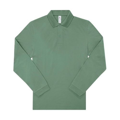 Polo Manches Longues- Homme - Pu427 - Vert Amalfi