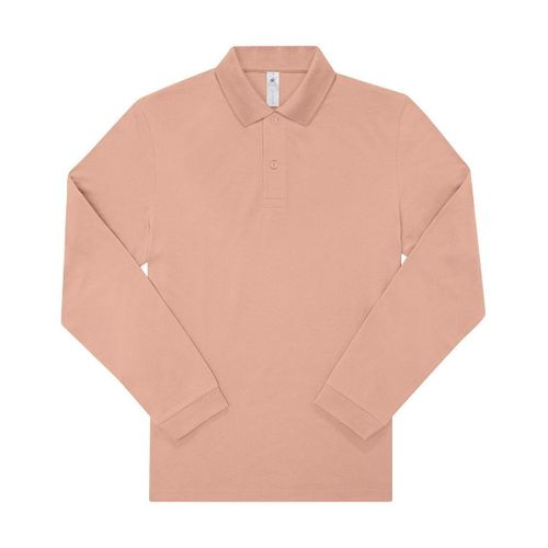 Polo Manches Longues- Homme - Pu427 - Rose