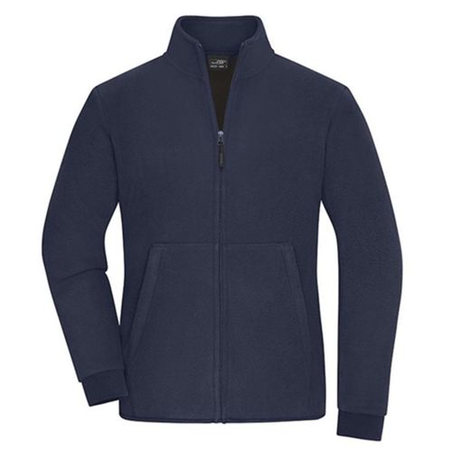 Veste Polaire Zippée - Femme - Jn1321 - Bleu Marine Et Gris Foncé