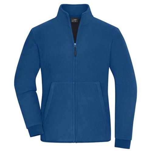 Veste Polaire Zippée - Femme - Jn1321 - Bleu Roi Et Bleu Marine
