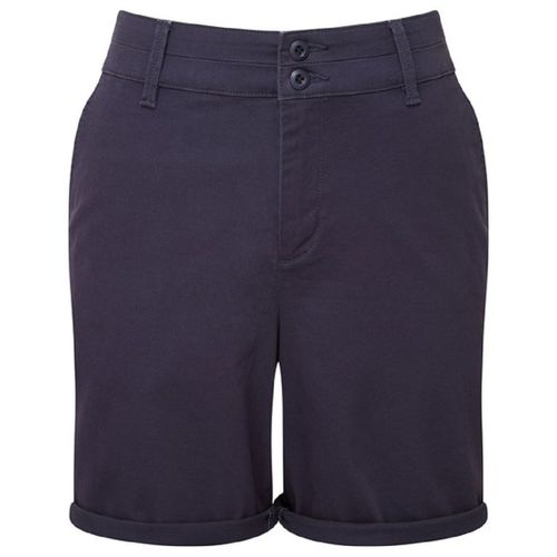 Short En Coton Pour Femme - Aq068 - Bleu Marine