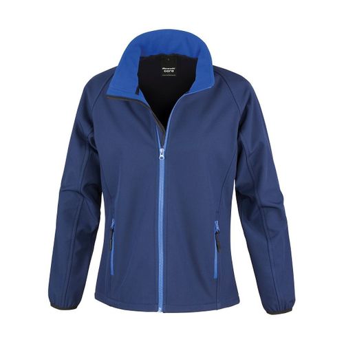 Veste Softshell - Femme - R231f - Bleu Marine Et Bleu Roi