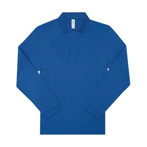 Polo Manches Longues- Homme - Pu425 - Bleu Roi