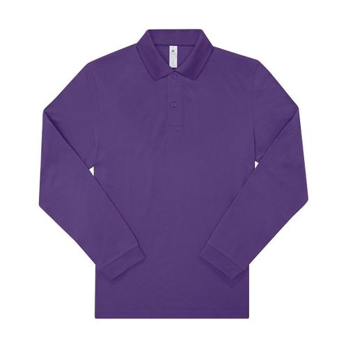 Polo Manches Longues- Homme - Pu425 - Violet
