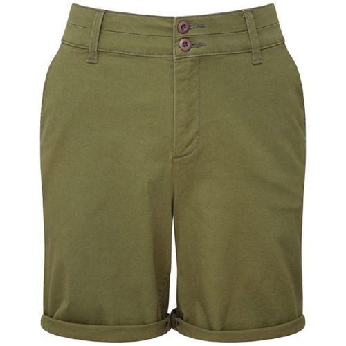 Short En Coton Pour Femme - Aq068 - Vert Olive