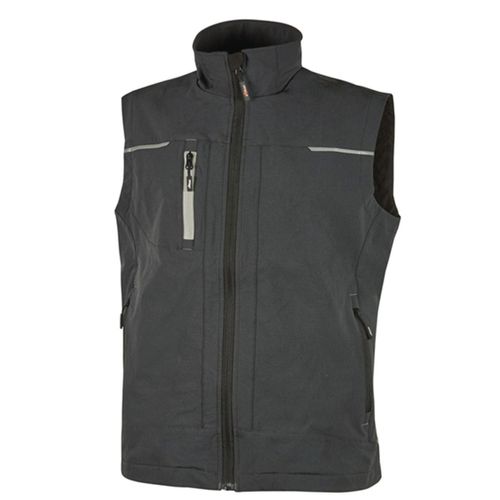 Gilet Sans Manches - Homme - Uppe181 - Gris Asphalte Et Gris Clair