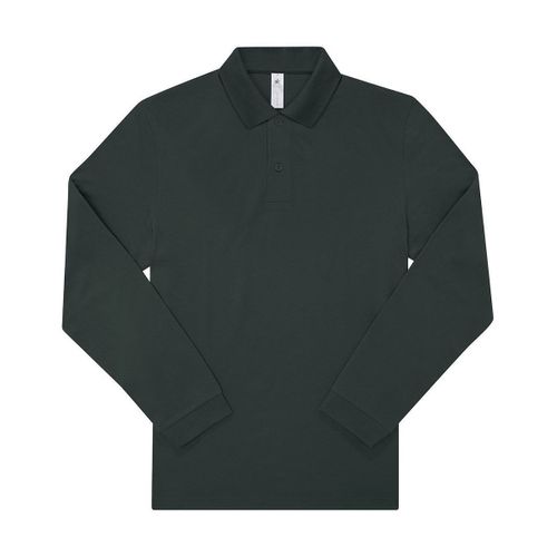 Polo Manches Longues- Homme - Pu425 - Vert Forêt