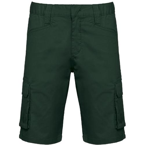 Bermuda Multipoches - Homme - Wk713 - Vert Foncé