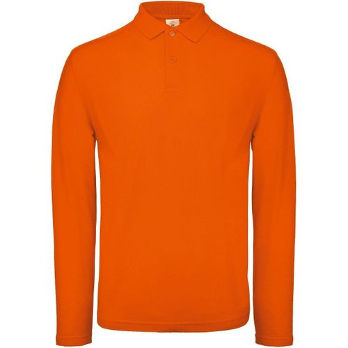 Polo Manches Longues - Homme - Pui12 - Orange