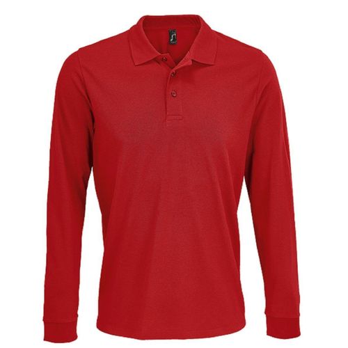 Polo Manches Longues - Homme - 03983 - Rouge