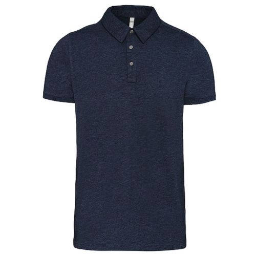 Polo Jersey Manches Courtes - Homme - K262 - Bleu Marine Heather