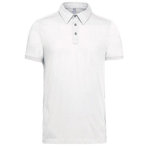 Polo Jersey Manches Courtes - Homme - K262 - Blanc