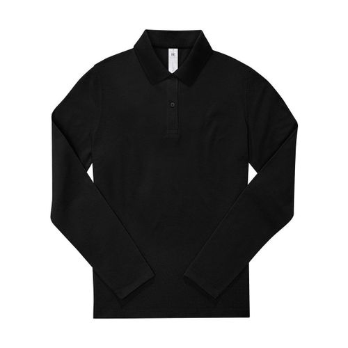 Polo Manches Longues- Femme - Pw464 - Noir