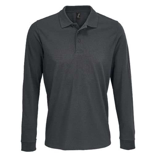 Polo Manches Longues - Homme - 03983 - Gris Foncé