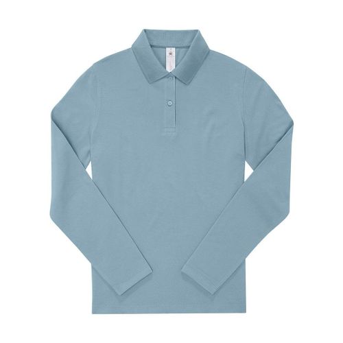 Polo Manches Longues- Femme - Pw464 - Bleu Amalfi