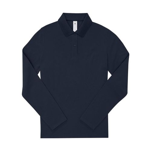 Polo Manches Longues- Femme - Pw464 - Bleu Marine