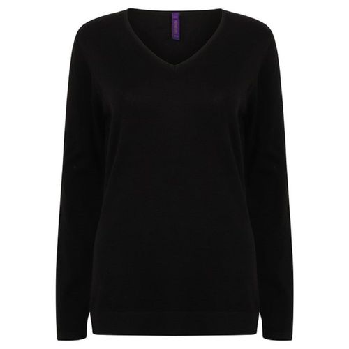 Pull Col V - Femme - Tailles Du Xxs Au 4xl - Hb721 - Noir