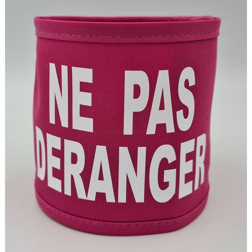 Brassard Léger Textile - Ne Pas Deranger - Rose