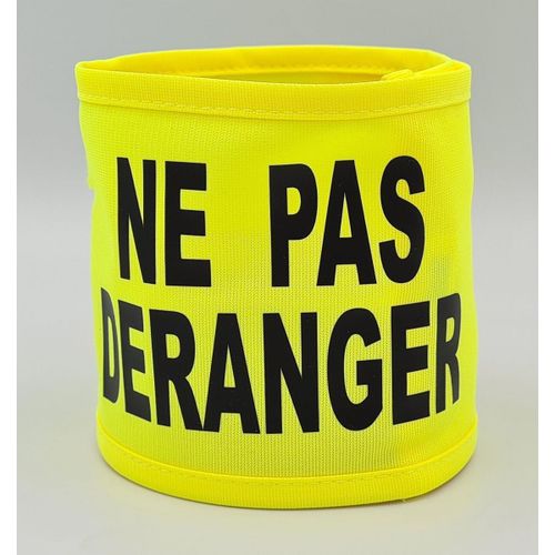 Brassard Léger Textile - Ne Pas Deranger - Jaune