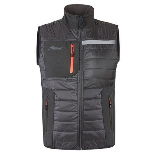 Bodywarmer De Travail - Homme - Upfu278 - Gris Asphalte