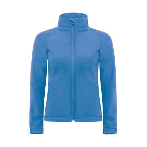 Veste Softshell À Capuche - Femme - Jw937 - Bleu Azur