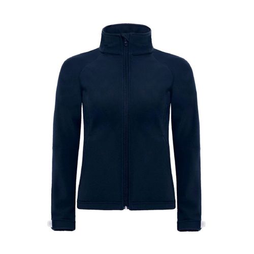 Veste Softshell À Capuche - Femme - Jw937 - Bleu Marine