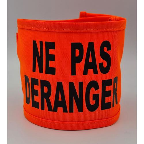 Brassard Léger Textile - Ne Pas Deranger - Orange