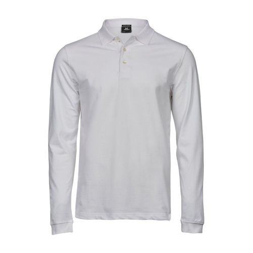 Polo Manches Longues - Homme - Tj1406 - Blanc