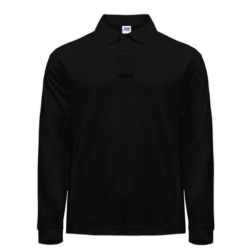 Polo Manches Longues - Homme - Jk215 - Noir
