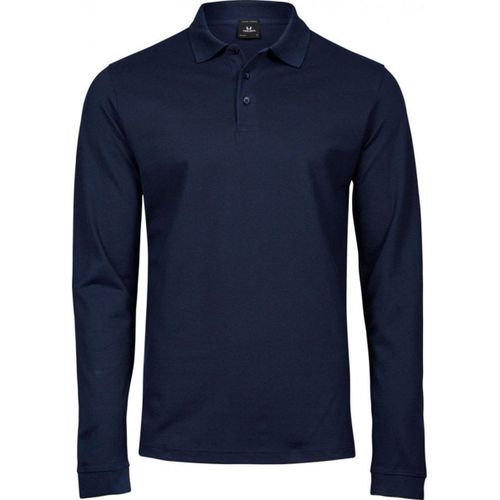 Polo Manches Longues - Homme - Tj1406 - Bleu Marine