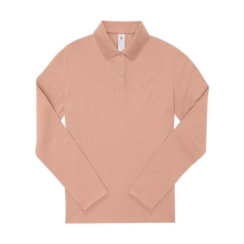 Polo Manches Longues- Femme - Pw464 - Rose