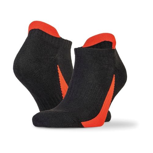 Lot De 3 Paires De Chaussettes Sport - Homme - S293x - Noir Et Rouge