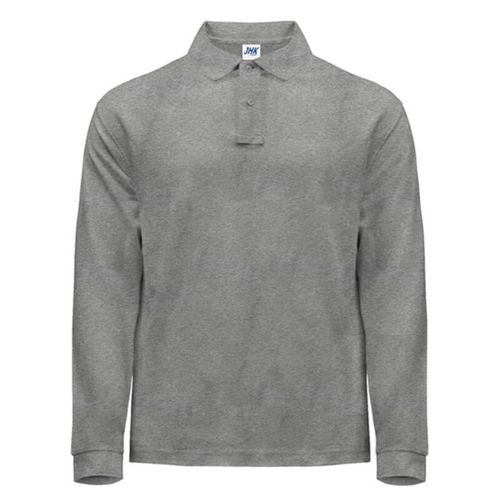 Polo Manches Longues - Homme - Jk215 - Blanc