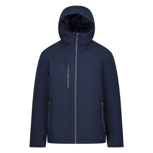 Veste Imperméable - Homme - Tra253 - Bleu Marine Et Gris Seal