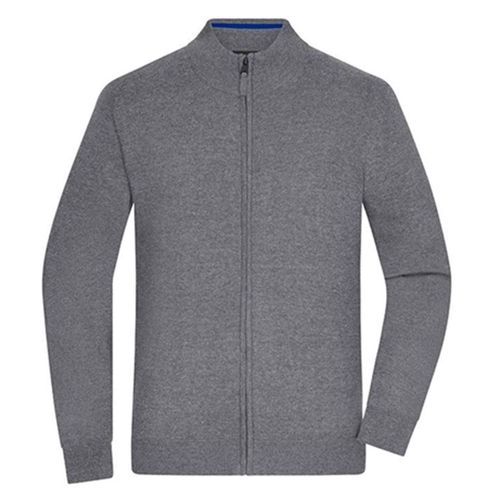 Gilet Zippé - Homme - Jn1326 - Gris Chiné
