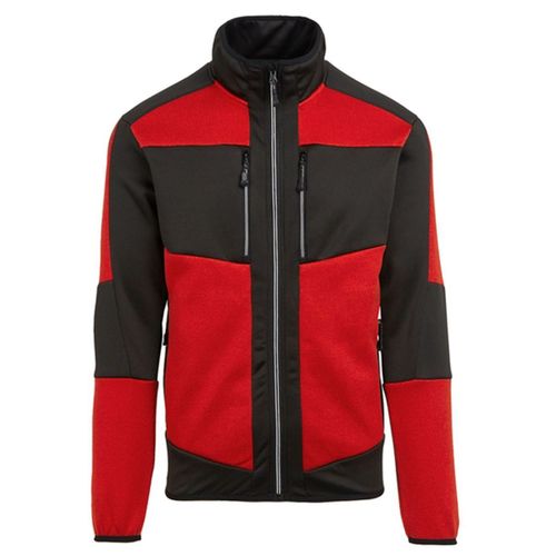 Veste Hybride Extensible - Homme - Trf720 - Rouge Et Noir