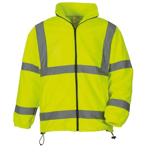 Gilet Veste Polaire De Sécurité Haute Visibilité Jaune Fluo - Hvk08