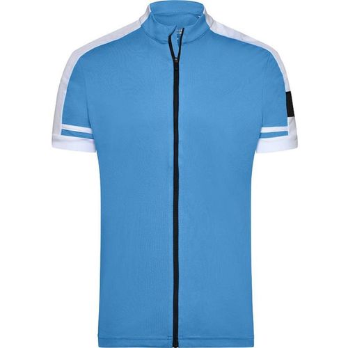 Maillot Cycliste Zippé Homme Jn454 - Bleu Cobalt