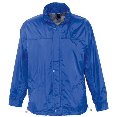 Veste Coupe-Vent Imperméable Doublé Jersey - 46000 - Bleu Roi - Mixte Homme Femme