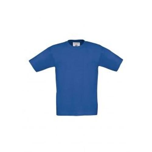 T-Shirt Enfant Manches Courtes Bc Exact 190 Kids - Bleu Royal