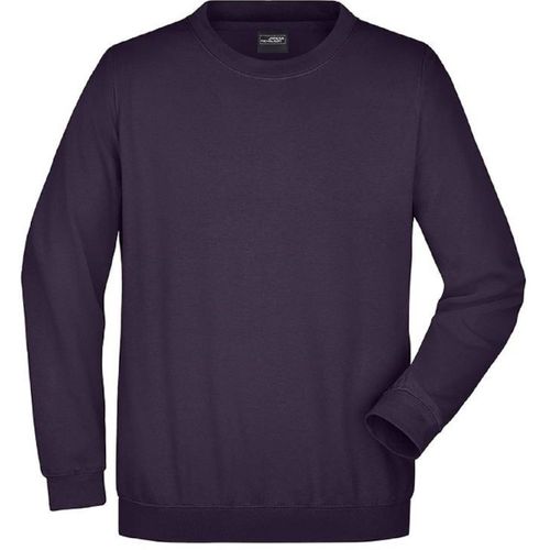Sweat-Shirt Col Rond - Jn040 - Violet Aubergine - Mixte Homme Femme