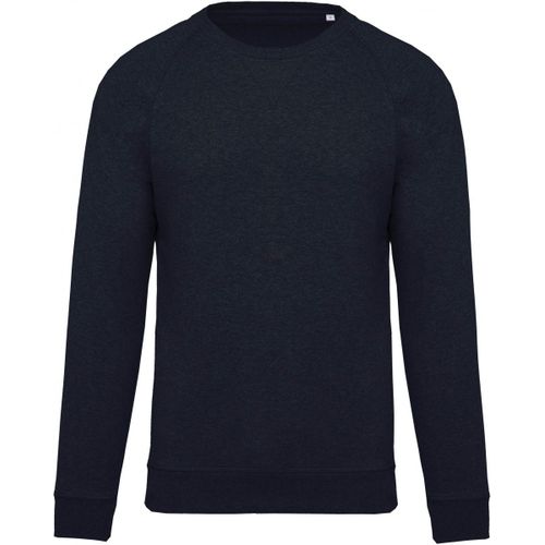 Sweat Shirt Coton Bio - Homme - K480 - Bleu Marine Chiné