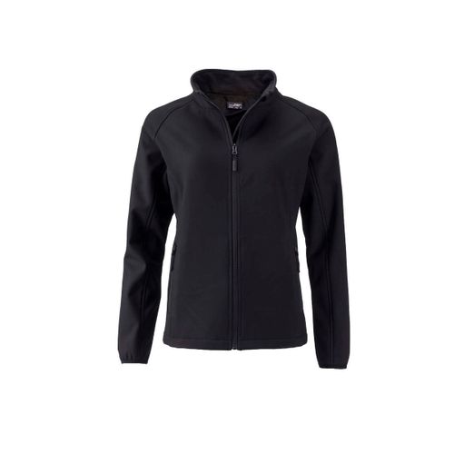 Veste Softshell Coupe-Vent Déperlante Femme Jn1129 - Noir