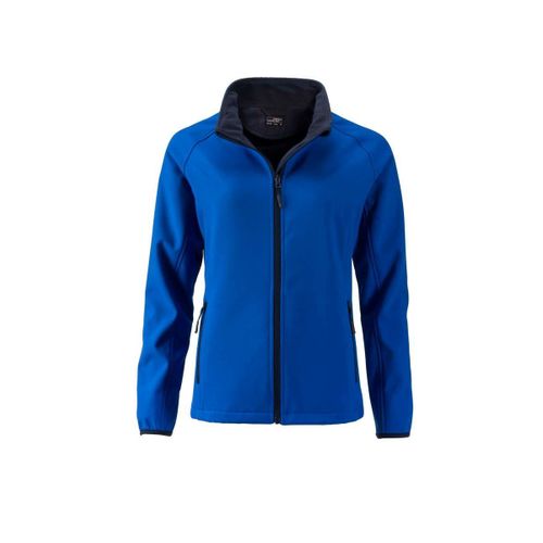 Veste Softshell Coupe-Vent Déperlante Femme Jn1129 - Bleu Nautique
